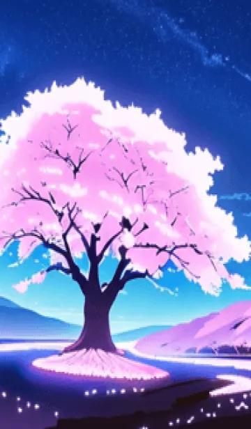 [LINE着せ替え] 冬のサクラ #BPHI029。の画像1