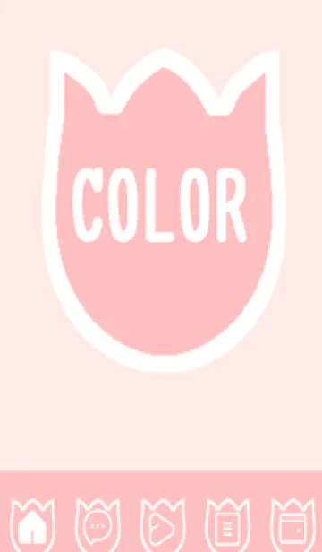 [LINE着せ替え] pink color R47の画像1