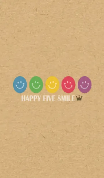 [LINE着せ替え] HAPPY FIVE SMILE CROWN - MEKYM 29の画像1