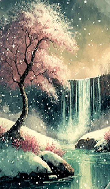 [LINE着せ替え] 優美な冬の風景の着せかえ(Winter-2081)の画像1