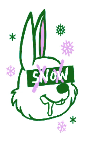 [LINE着せ替え] スノーラビット .56の画像1