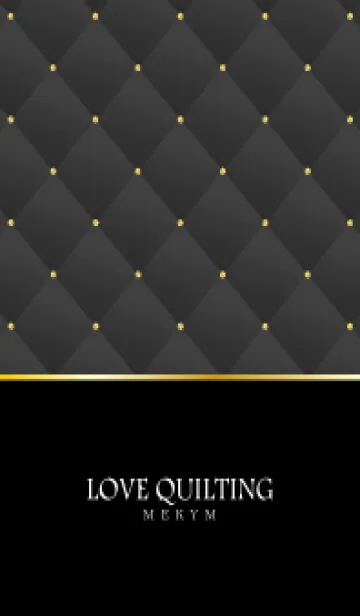 [LINE着せ替え] LOVE QUILTING -chic gray-の画像1