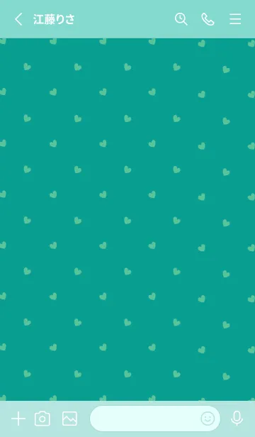 [LINE着せ替え] シンプル ミニ ハート -30の画像2