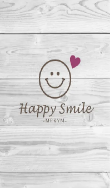 [LINE着せ替え] HAPPY SMILE HEART - MEKYM 29の画像1