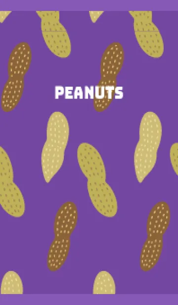 [LINE着せ替え] かわいいらっかせい 紫色の画像1