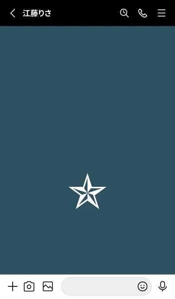 [LINE着せ替え] シンプル ロック スター _99の画像2