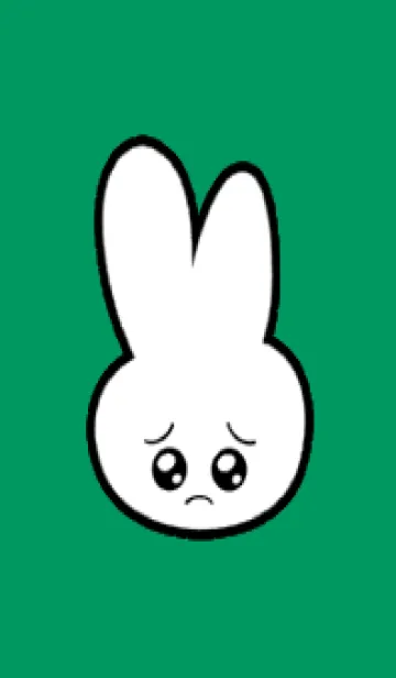 [LINE着せ替え] ぴえん うさぎ 166の画像1