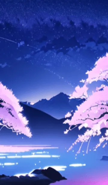 [LINE着せ替え] 冬のサクラ #BQHR09。の画像1