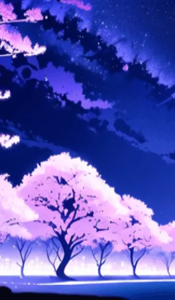 [LINE着せ替え] 冬のサクラ #BQHR019。の画像1