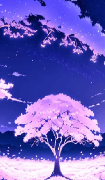 [LINE着せ替え] 冬のサクラ #BQHR021。の画像1