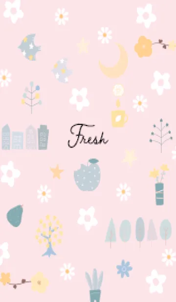 [LINE着せ替え] pink爽やか気分10_1の画像1