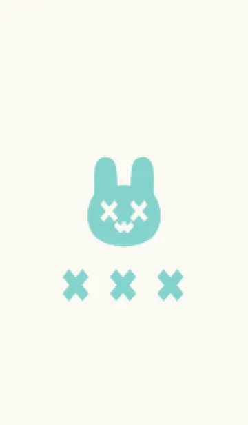 [LINE着せ替え] 地雷うさぎ(off-white08)の画像1