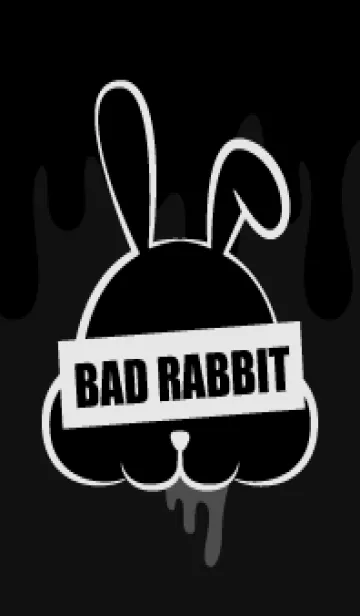[LINE着せ替え] BLACK-BAD RABBIT DARK 32の画像1