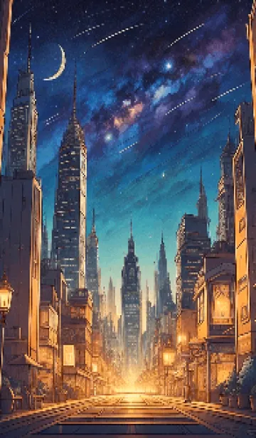 [LINE着せ替え] ビルの街の画像1