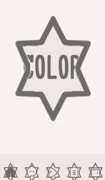 [LINE着せ替え] beige color S46の画像1