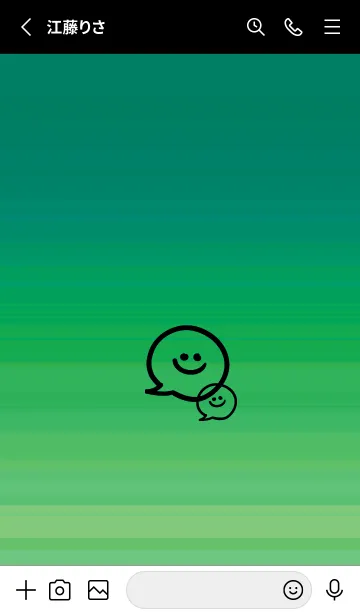 [LINE着せ替え] フキダシスマイル 114の画像2