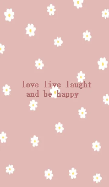 [LINE着せ替え] 小花柄 / dustypinkの画像1