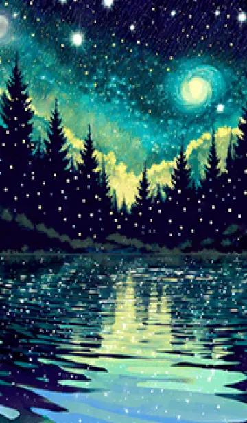 [LINE着せ替え] 穏やかな夜景の着せかえ/123の画像1