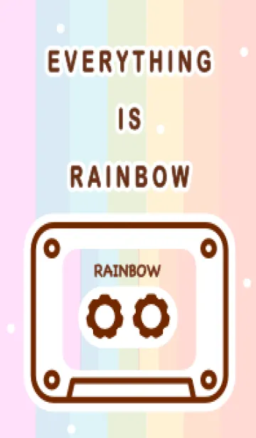 [LINE着せ替え] I love pastel rainbowの画像1