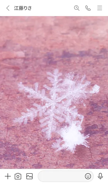 [LINE着せ替え] Real Snow Crystal #1-10の画像2