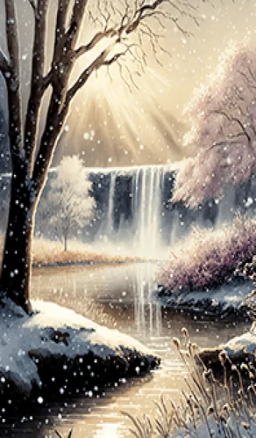 優美な冬の風景の着せかえ(Winter-2092)の着せ替えメイン画像