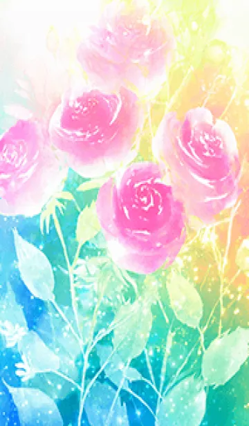 薔薇(バラ)の花の着せかえ(R2075)の着せ替えメイン画像