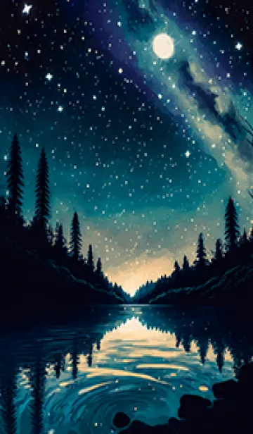 穏やかな夜景の着せかえ/145の着せ替えメイン画像