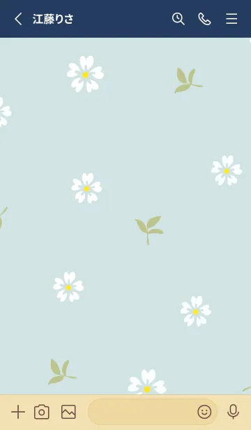 [LINE着せ替え] 小花 かわいい13の画像2