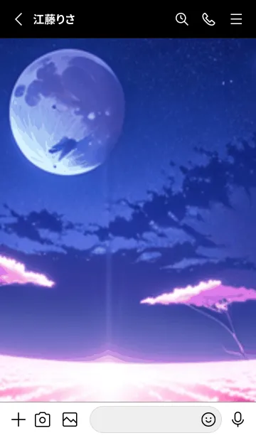 [LINE着せ替え] 冬のサクラ #BRHK04。の画像2