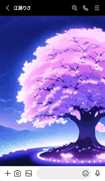 [LINE着せ替え] 冬のサクラ #BRHK05。の画像2