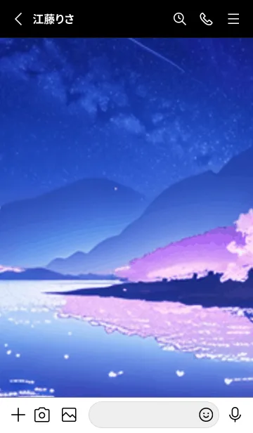 [LINE着せ替え] 冬のサクラ #BRHK018。の画像2