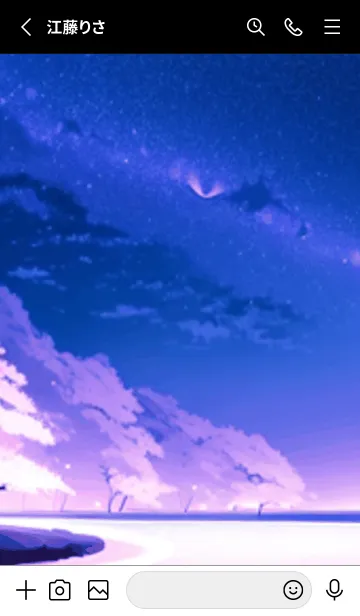 [LINE着せ替え] 冬のサクラ #BRHK030。の画像2