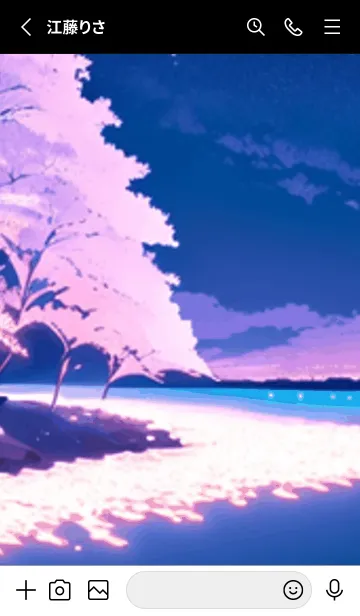 [LINE着せ替え] 冬のサクラ #BRHK019。の画像2