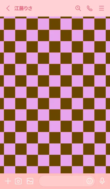 [LINE着せ替え] カラー チェック 69の画像2