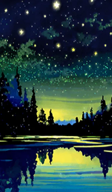 穏やかな夜景の着せかえ/147の着せ替えメイン画像
