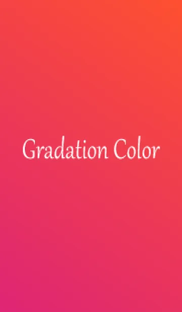 Gradation Color *Pink&Orange*の着せ替えメイン画像