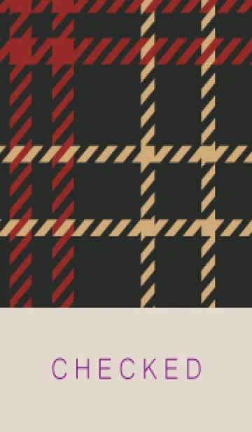 CHECKED RED-BROWN - 54の着せ替えメイン画像