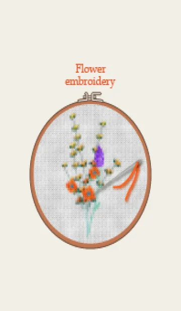 Flower embroidery 65の着せ替えメイン画像
