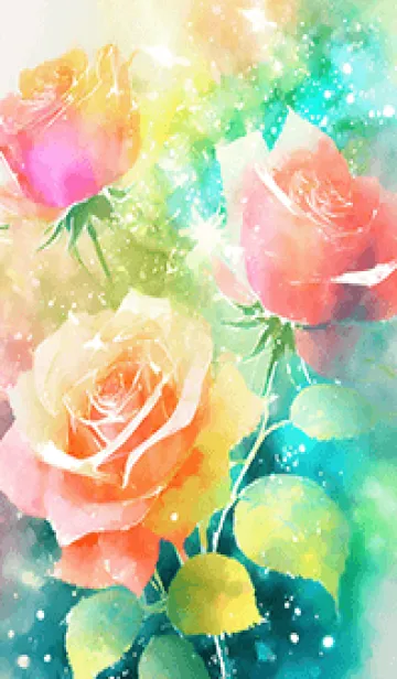 薔薇(バラ)の花の着せかえ(R2081)の着せ替えメイン画像