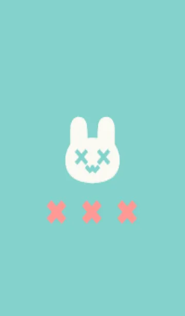 [LINE着せ替え] 地雷うさぎ(off-white11)の画像1