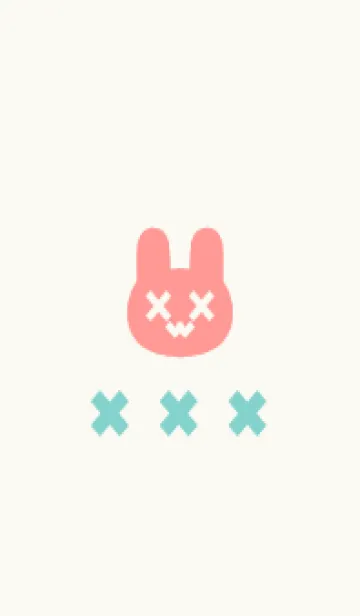 [LINE着せ替え] 地雷うさぎ(off-white14)の画像1