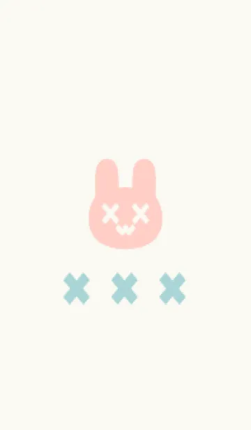 [LINE着せ替え] 地雷うさぎ(off-white16)の画像1