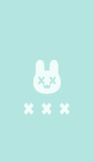 [LINE着せ替え] 地雷うさぎ(green44)の画像1