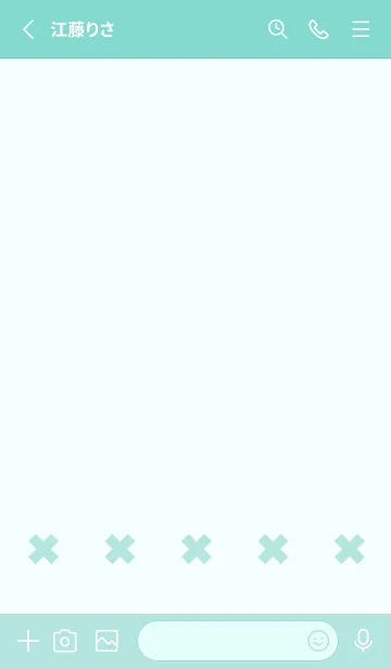 [LINE着せ替え] 地雷うさぎ(green44)の画像2