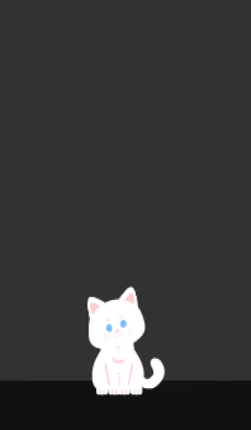 猫を飼う__しろネコの着せ替えメイン画像