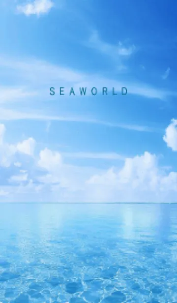 [LINE着せ替え] SEA WORLD-Clear Blue-26の画像1