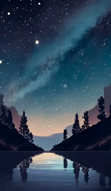 [LINE着せ替え] 穏やかな夜景の着せかえ/152の画像1