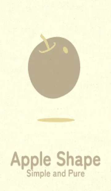 [LINE着せ替え] りんご型のきせかえ ペールライムライトの画像1