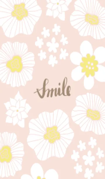 [LINE着せ替え] 白いお花と白い小花27の画像1