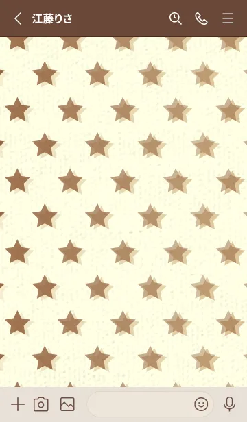 [LINE着せ替え] 星のドッドきせかえ テラローザの画像2